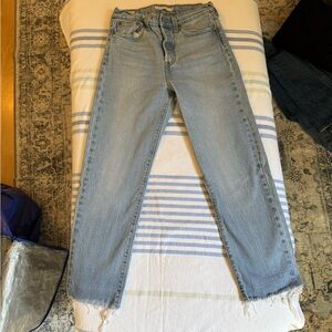 Levi's Blue Straight Leg Jeans